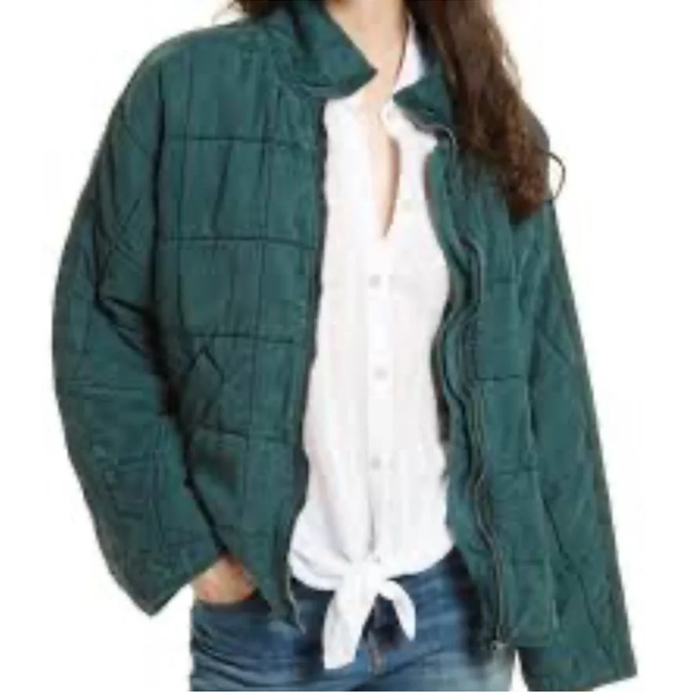 RARE Free People | Dolman Quilted Knit Jacket | Large